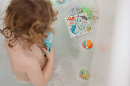 Nuby Livro de Banho Macio e resistente Com som de surpresa