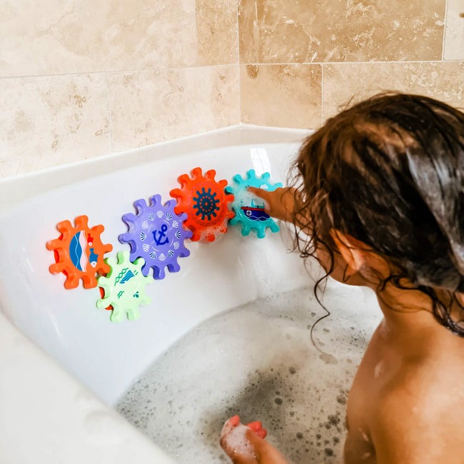 Nuby Bath Cogs Ventosas fortes