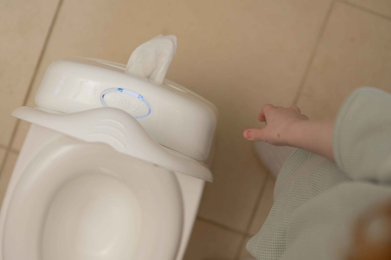 Nuby Vaso sanitário com som realista de descarga