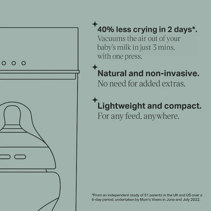 Tommee Tippee Leite calmante para cólicas Removedor de Ar