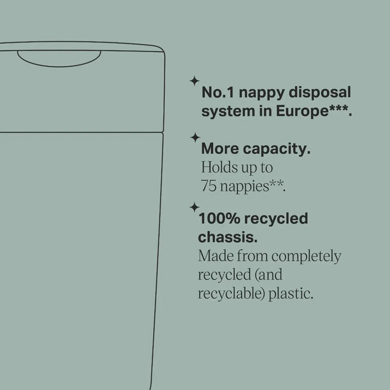 Tommee Tippee Lixeira para fraldas Twist & Click XL