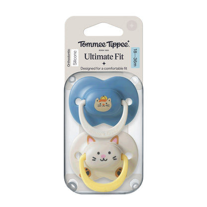 Tommee Tippee Chupeta Ultimate Fit para menino (18-36 meses) - Pacote com 2 unidades