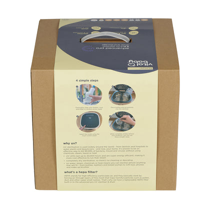 Vital Baby Esterilizador e secador UV Nurture Advanced Pro, azul fumê