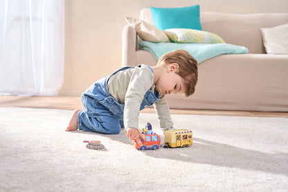 Brinquedo VTech Toot-Toot Drivers – Carro da Família Bluey e Trailer (com Som e Luzes) – Para 1 a 5 Anos