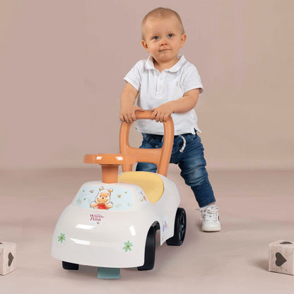 Winnie The Pooh Andador e Carrinho de Passeio 2 em 1 Smoby Disney – Com Encosto e Porta-objetos – Fabricado na França
