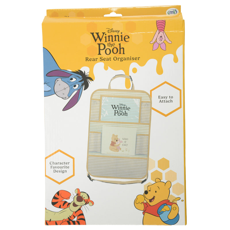 Winnie The Pooh Organizador de carro  para pendurar, suporte de armazenamento infantil para encosto de banco, acessório para veículo, Reino Unido 2026