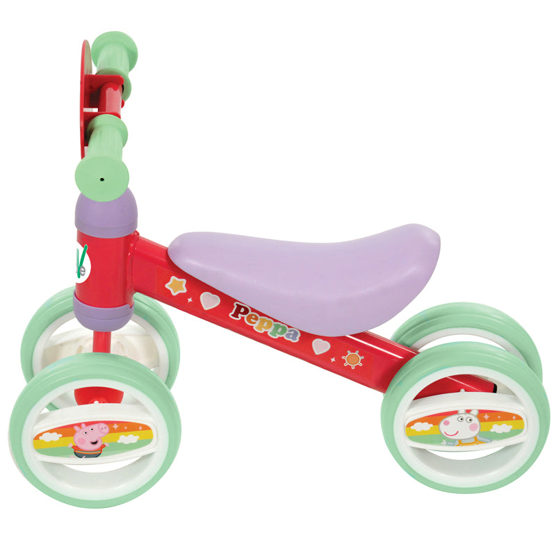 Deluxe Carrinho de Brinquedo Infantil Peppa Pig Bobble Ride-On - Veículo Licenciado no Reino Unido 2026 - Presente