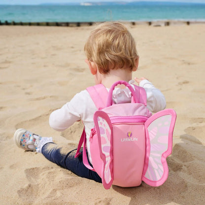 LittleLife Mochila infantil com estampa de borboleta