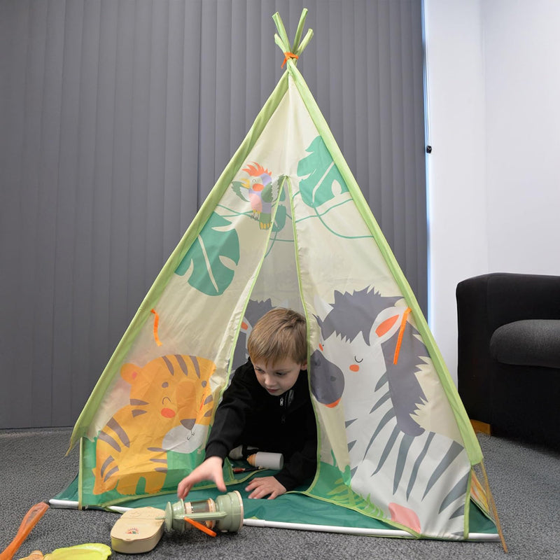 Jungle Explorer Tenda de Brincar MoVe  com Acessórios - Brinquedo de Aventura Infantil para Ambientes Internos e Externos - Reino Unido 2026