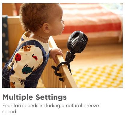 Munchkin Ventilador com luz LED para carrinho de bebê