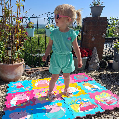 Peppa Pig Tapete de atividades , 12 peças, com encaixe, para crianças, brinquedo para brincar dentro de casa, Reino Unido 2026