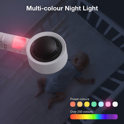 Monitor de vídeo inteligente de alta definição VTech de 7 polegadas para berço