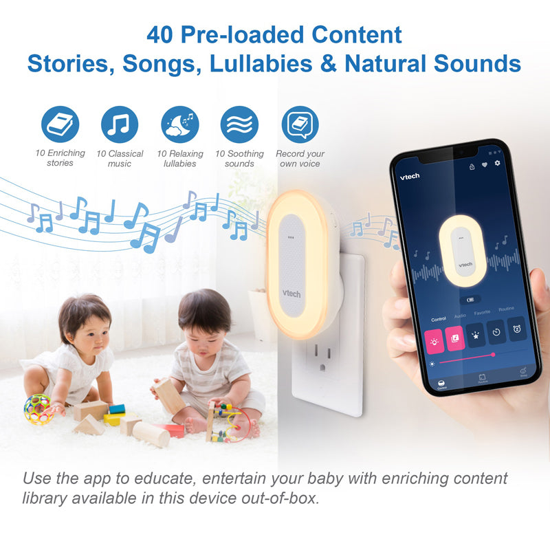 VTech V-Hush Plug In Sleep Training Calmante