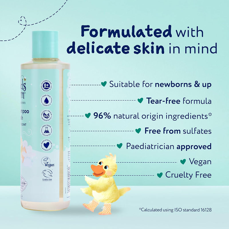 Shampoo e sabonete líquido para bebês Child's Farm 250ml