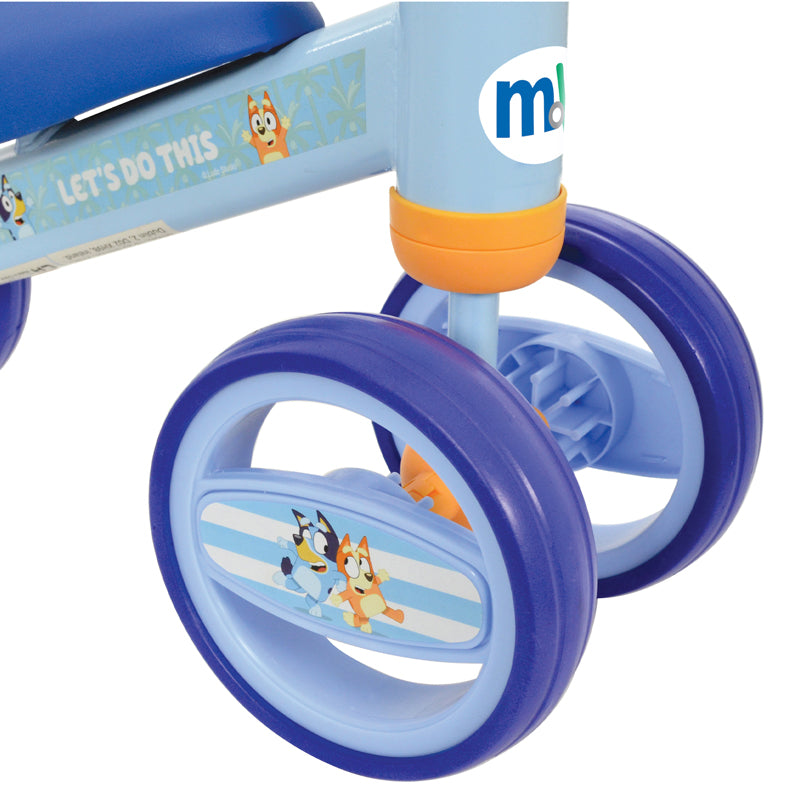 Deluxe Carrinho de brinquedo infantil Bobble Ride On Bluey, veículo licenciado no Reino Unido, conjunto para presente de 2026