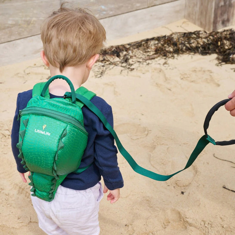LittleLife Mochila infantil com estampa de crocodilo.