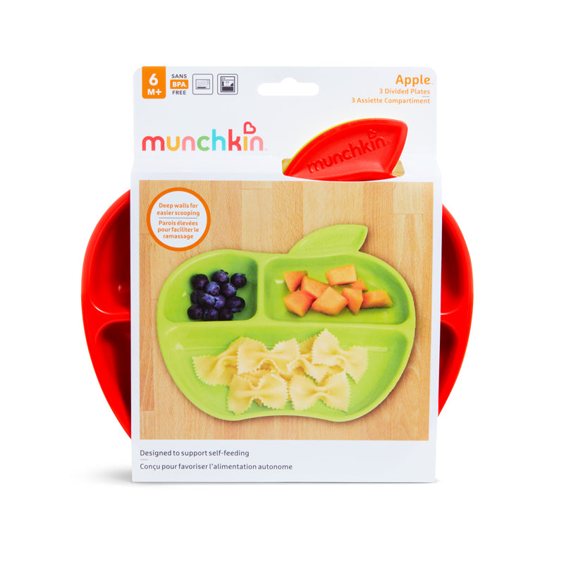 Platos Munchkin Lil Manzana 3Pk