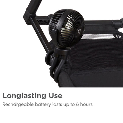 Munchkin Ventilador com luz LED para carrinho de bebê