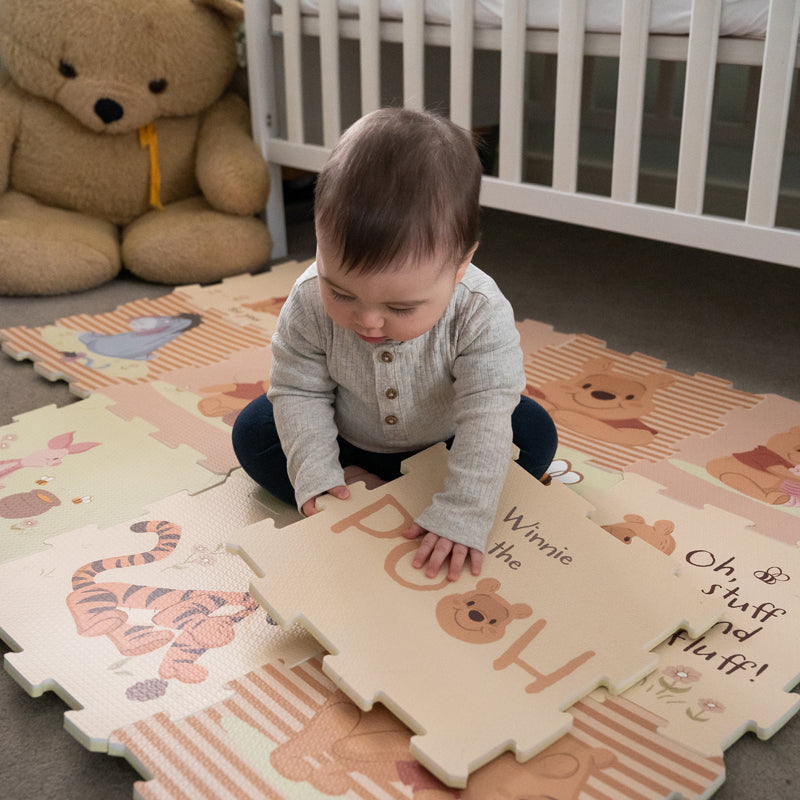 Winnie The Pooh Tapete de Atividades 12 Peças de Encaixe para Crianças - Conjunto de Brinquedos para Ambientes Internos - Reino Unido 2026