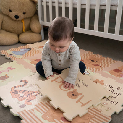 Winnie The Pooh Tapete de Atividades 12 Peças de Encaixe para Crianças - Conjunto de Brinquedos para Ambientes Internos - Reino Unido 2026