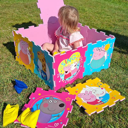 Peppa Pig Tapete de atividades , 12 peças, com encaixe, para crianças, brinquedo para brincar dentro de casa, Reino Unido 2026