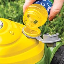 Cortador de grama Tomy John Deere Bubble com garrafa de 4 onças