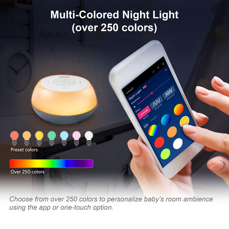 VTech V-Hush Mini Soprador para Dormir: Reproduza música