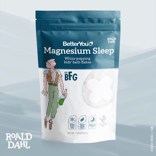 Flocos de banho para crianças BetterYou Roald Dahl Magnesium Sleep