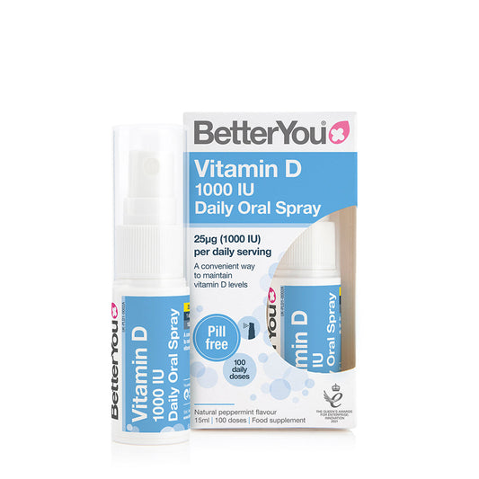 BetterYou Spray oral Vitamina D 1000 UI