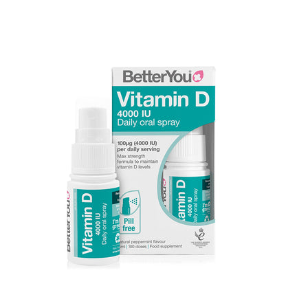 BetterYou Spray oral Vitamina D 4000 UI