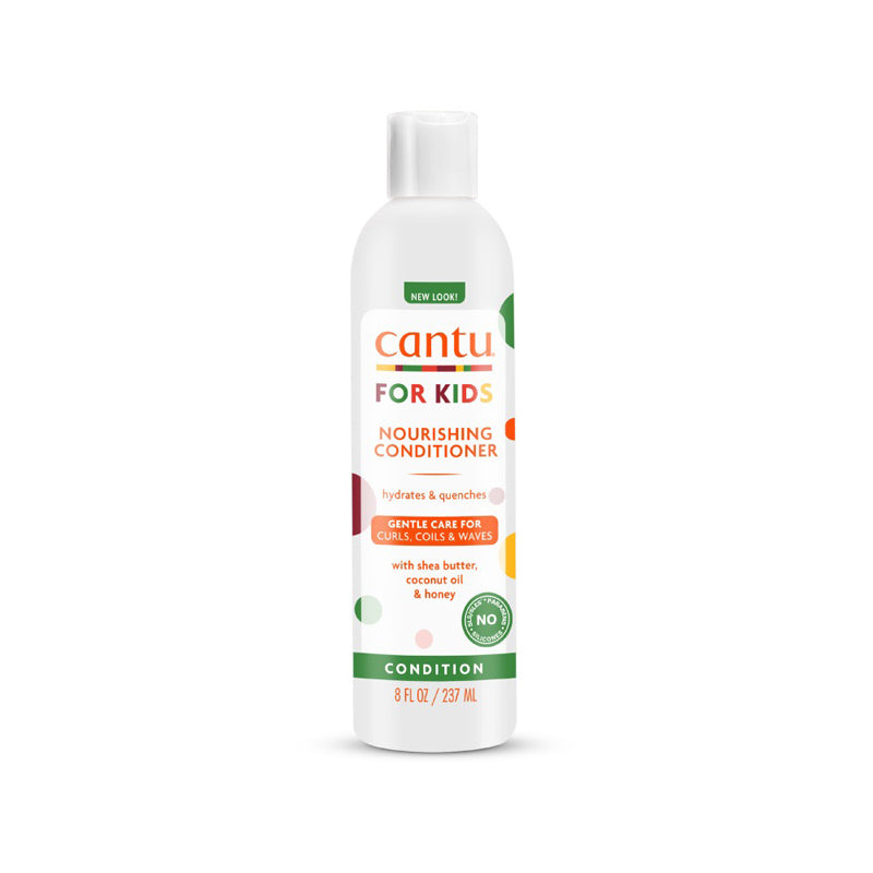 Cantu Condicionador nutritivo For Kids com manteiga de karité, óleo de coco e mel.