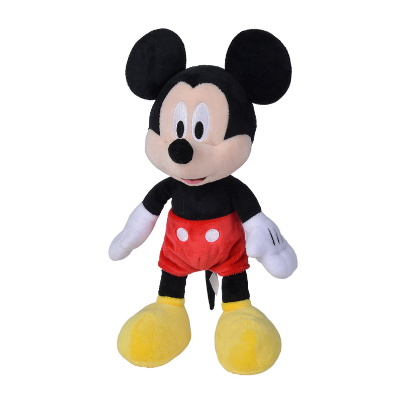 Disney Pelúcia Clássica Mickey Mouse 25 cm | Pelúcia Macia e Fofinha | Presente para Crianças e Fãs