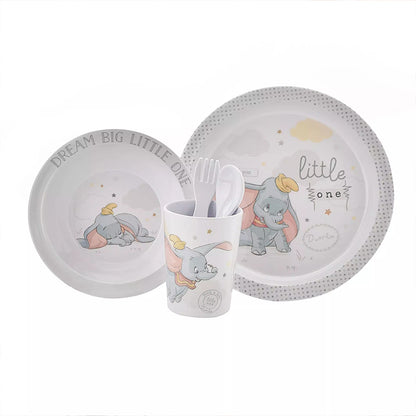 Beginnings Conjunto de louça de melamina Disney Magical , 5 peças, Dumbo