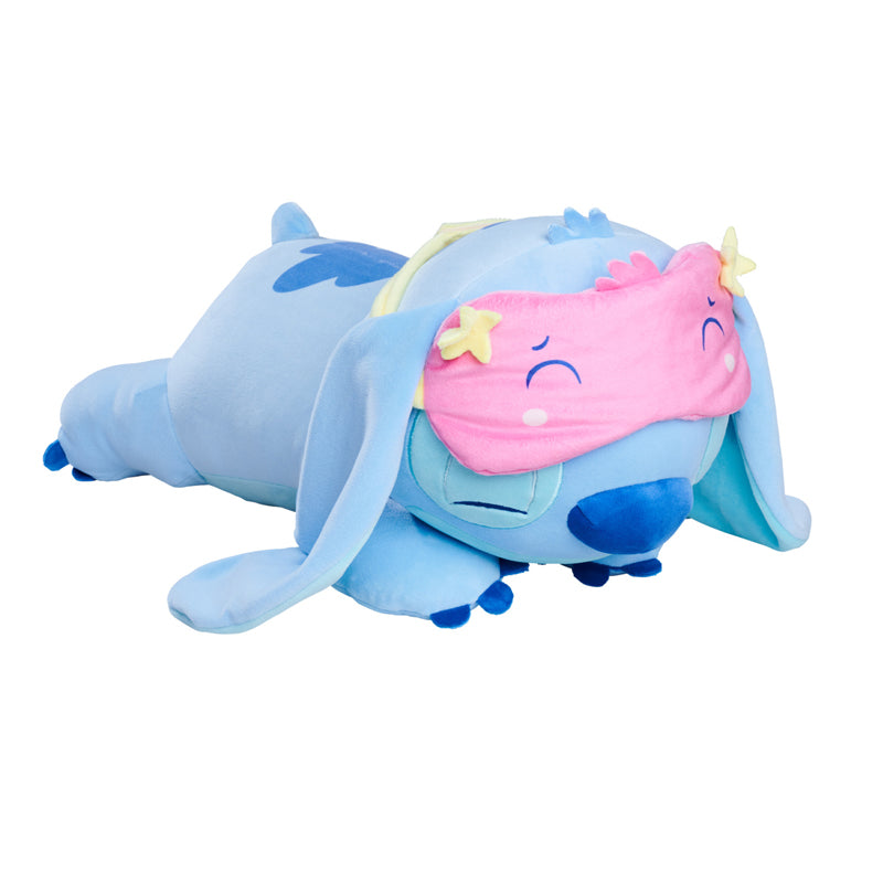 Disney Almofada de Pelúcia Pesada Snuglets Wellbeing Stitch (40 cm) – Pelúcia Macia e Aconchegante para Relaxamento e Conforto