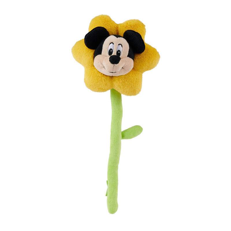Disney Caixa de Presente In Bloom – Pelúcia de Flor do Mickey com Pétalas Macias, Haste Flexível e Detalhes Bordados
