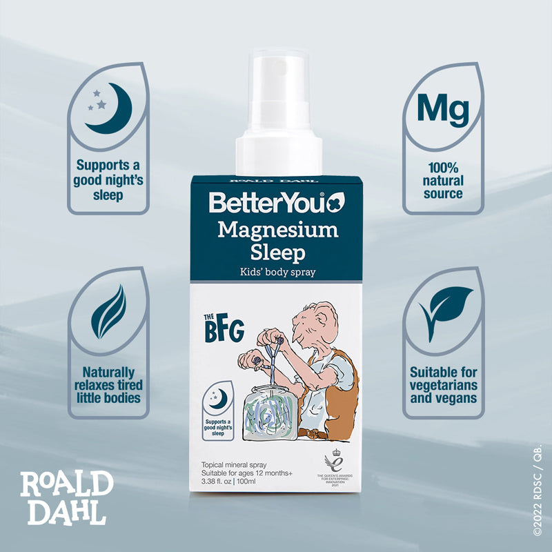 BetterYou Spray Corporal Infantil Roald Dahl Magnésio para Dormir