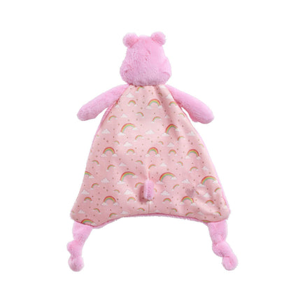 Naninha de Pelúcia Ursinhos Carinhosos (Cheer Bear) – Rosa, Macia, com Arco-íris – Para Bebês (A partir do Nascimento)