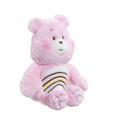 Ursinho Carinhoso Cheer Bear – Pelúcia Macia Rosa "Meu Primeiro Amiguinho" com Arco-íris – Para Bebês (A partir do Nascimento)