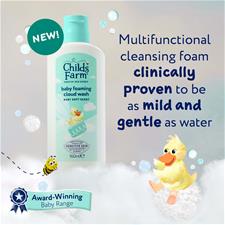 Child's Farm Sabonete Líquido Espumante para Bebê Baby Cloud Wash 160ml