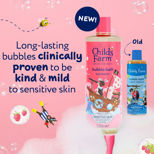 Child's Farm Banho de espuma Framboesa 500ml