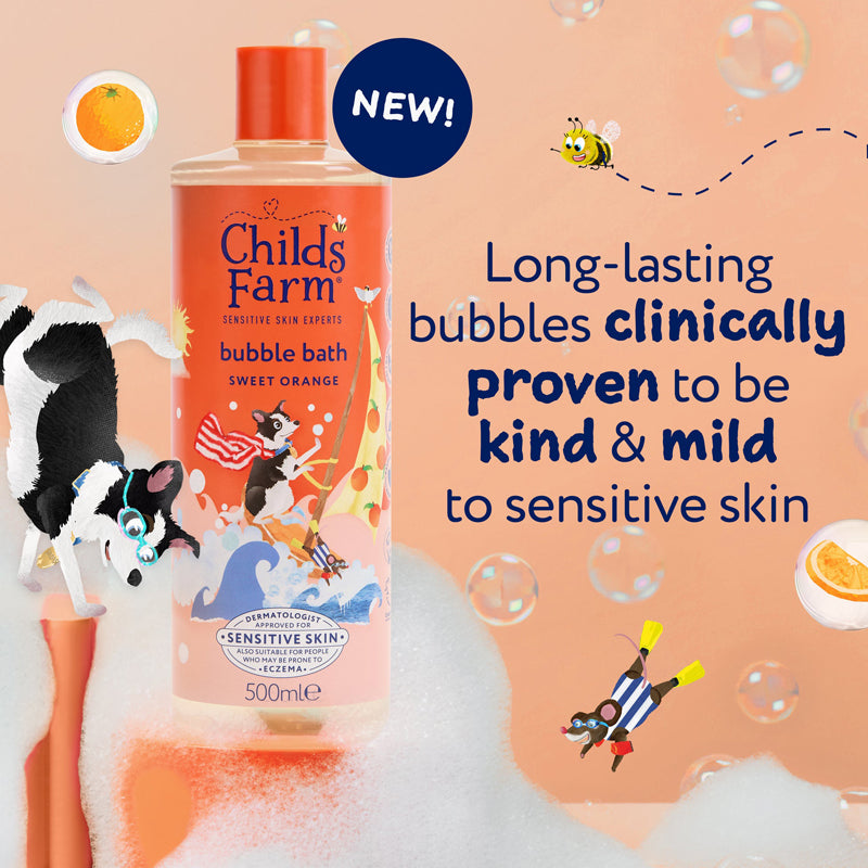 Child's Farm Banho de espuma Laranja Doce 500ml