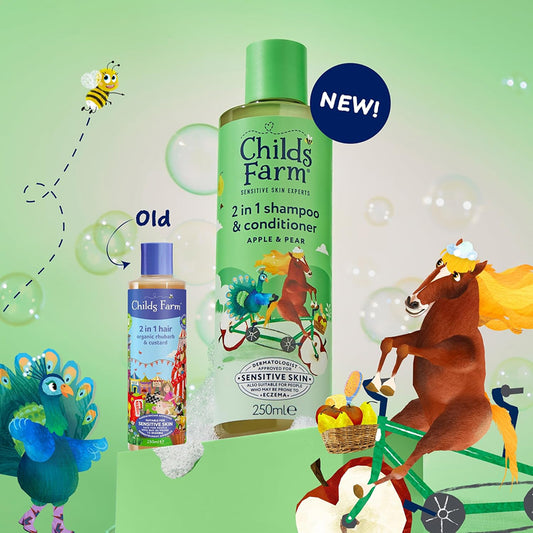 Child's Farm Shampoo e condicionador Maçã