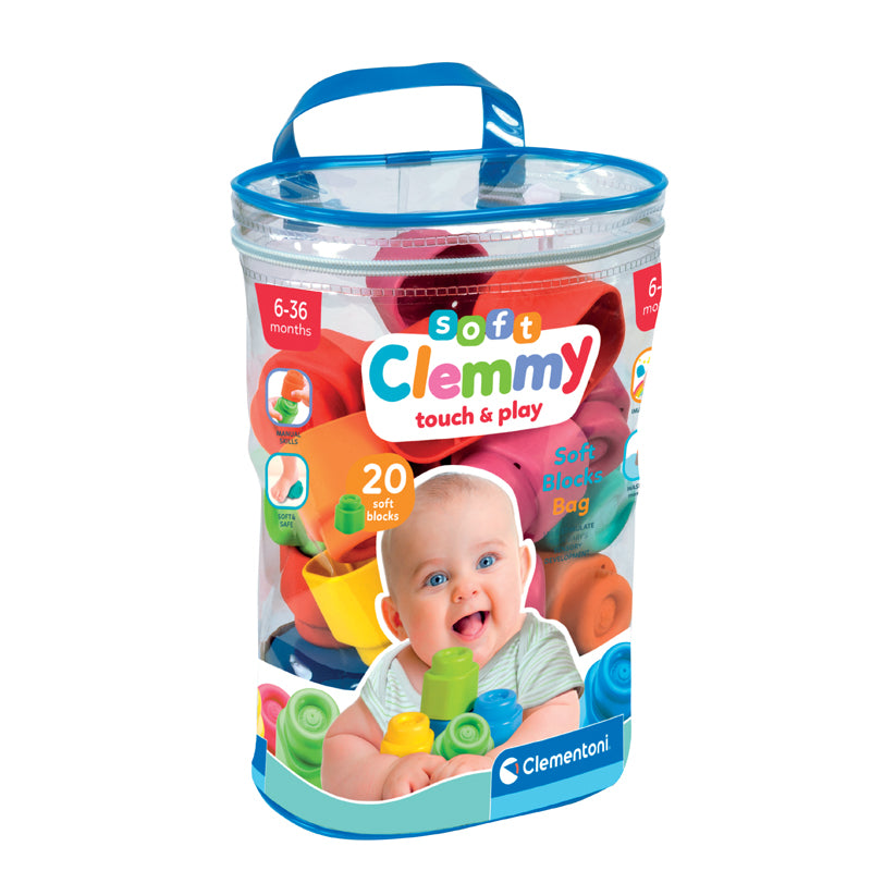 Clementoni Soft Clemmy Bag, 20 unidades
