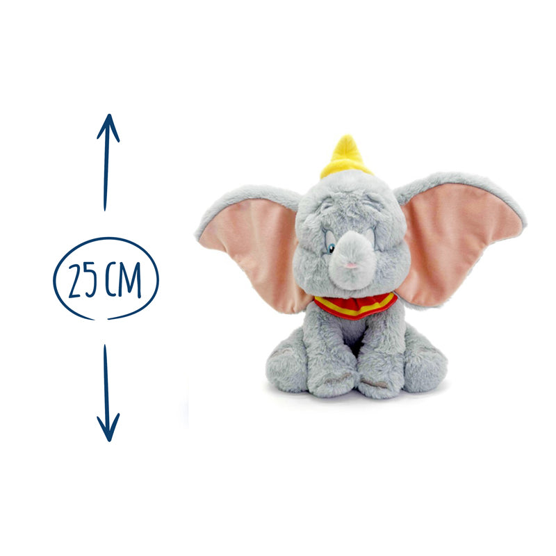 Disney Pelúcia Dumbo 25cm – Elefante Clássico Supermacio e Fofinho – Presente para Bebês