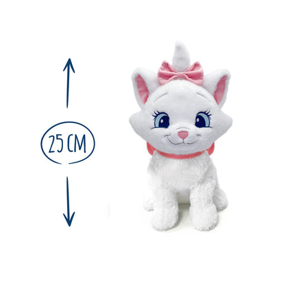 Disney Pelúcia Clássica Marie 25 cm | Bichinho de Pelúcia Macio e Fofinho de "Aristogatas" | Presente Disney Fofo para Crianças e Fãs