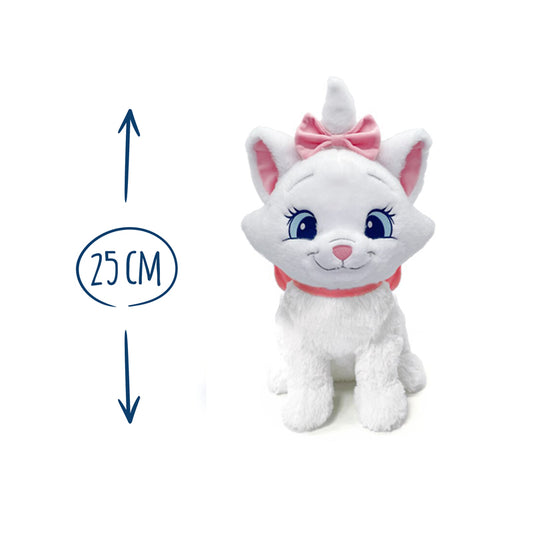 Disney Pelúcia Clássica Marie 25 cm | Bichinho de Pelúcia Macio e Fofinho de "Aristogatas" | Presente Disney Fofo para Crianças e Fãs
