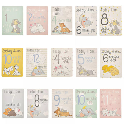 Disney Cartões de marcos do bebê Magical Beginnings: 30 anos