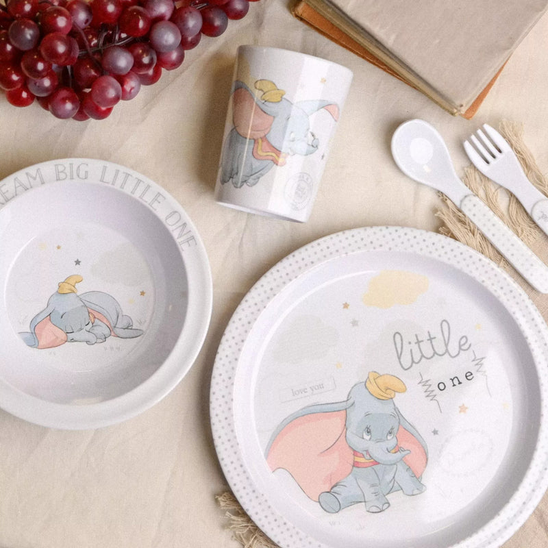 Beginnings Conjunto de louça de melamina Disney Magical , 5 peças, Dumbo