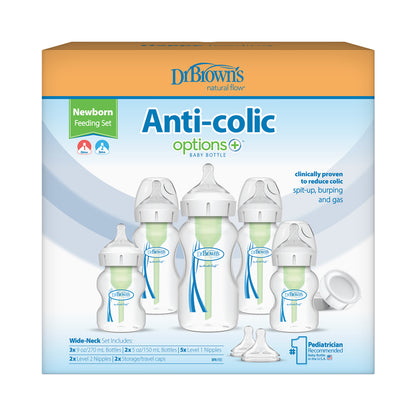 Dr Brown's Conjunto para alimentação de recém-nascidos Options+