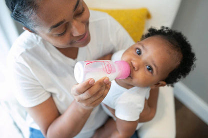 Dr. Brown's Frasco Options+ de gargalo estreito, rosa, 120ml, pacote com 2 unidades